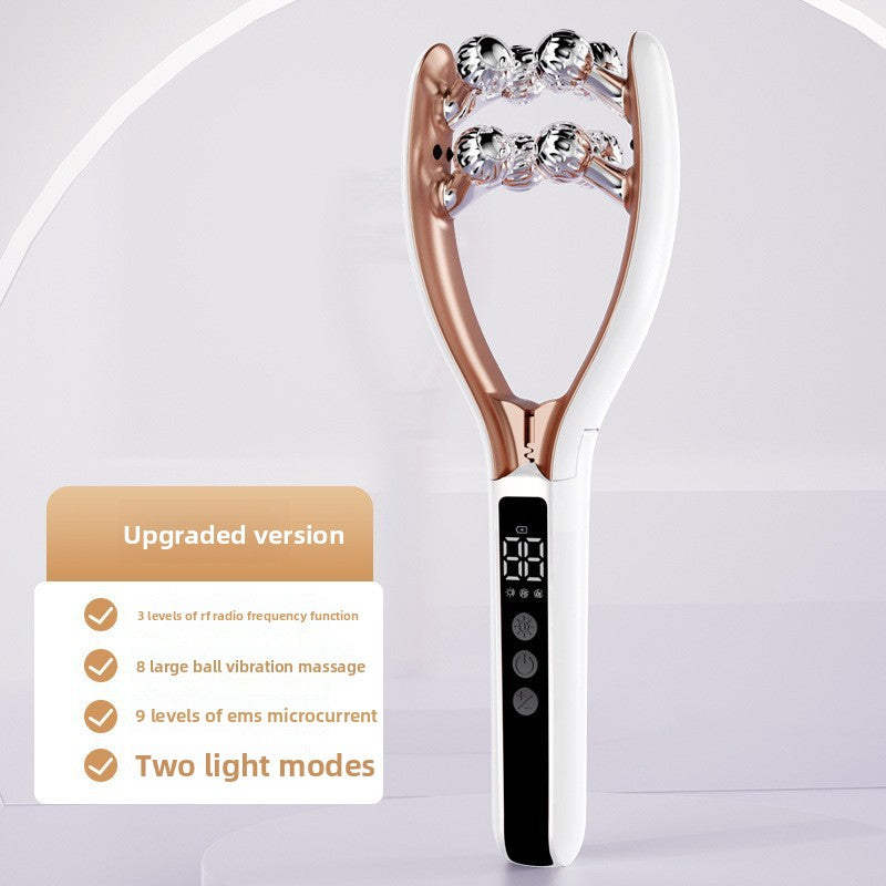 Masajeador Facial Eléctrico BAVELIA — EMS, Radiofrecuencia y Luz LED