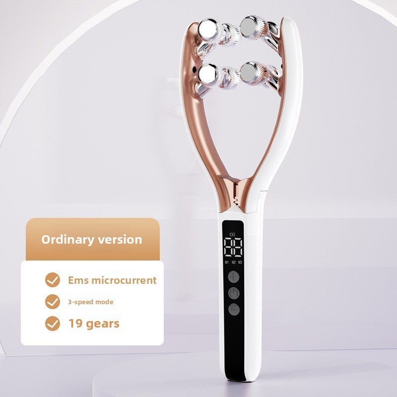 Masajeador Facial Eléctrico BAVELIA — EMS, Radiofrecuencia y Luz LED